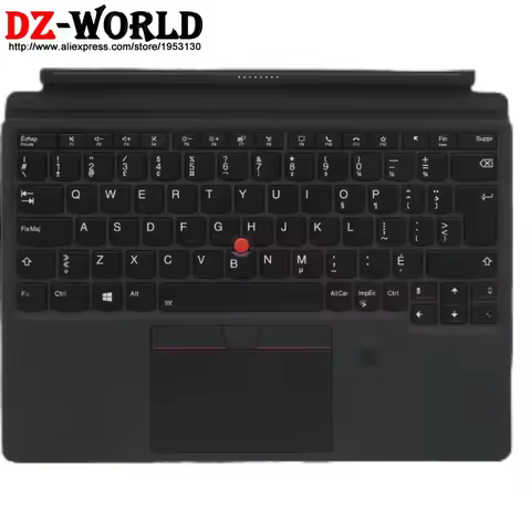 CFR Canadian French Docking Backlit Keyboard for Lenovo Thinkpad X12 Detachable Folio Gen 1 5M11A369
