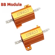 1PC 10W 25W Aluminum Power Metal Shell Case Wirewound Resistor 0.01 ~ 30K 0.1 1 2 3 4 5 6 8 10 20 25