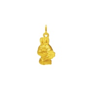 CHOW TAI FOOK 999 Pure Gold Pendant - Zodiac Year of Rabbit: Clover R31397