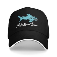 Maui And Sons Shark Logo Fashion Hipster Baseball Cap