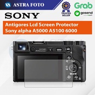 Anti-scratch Lcd Screen Protector Sony alpha A5000 A5100 A6000 A6100 A6300 A6400 A6500 A6600