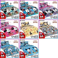 TOTO Bed Sheet Set + Duvet Cover Cuties Mickey CUM164-CUM175 Pattern