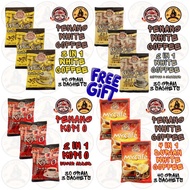 COFFEE TREE / TRIPLE SACHETS, LOOSE PACK / PENANG WHITE COFFEE /  3IN 1 / 2 IN 1 / KOPI O / DURIAN W