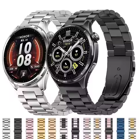20mm 22mm Stainless Steel Band For Honor Watch 6Plus Metal Strap For Honor Watch 4 5Pro/5 Ultra/ES/G