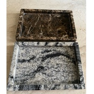 Marble tray Marble/ Marble tray size 30x20x4 cm