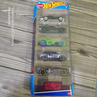 Hot Wheels Batman 2022 5 Pack HotWheels [corvette Stingray, Batmobile, Burl Esque, Classic Nomad, Go