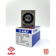 ANLY AH3-1  (10min)/(30min)/(60min) 240VAC Analog Timer - Single Contact