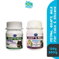 PETPAL Goat's Milk Powder Spirulina &amp; DHA Plus/Omega-3 for Adult/Kitten Cats 125g/250g TPF