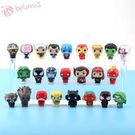 [READY STOCK] Superhero Figure Action Figures Q Version Toy Figures Captain America Hulk Venom Thor Deadpool Figure Toy