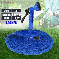 (Takashitree) 25FT-75FT Home Magic Hose  Water  Flexible Hose Car Wash Flower Watering Garden Suppli