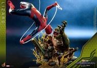 全新不散賣 MMS658《蜘蛛人驚奇再起2：電光之戰》驚奇蜘蛛人（The Amazing Spider-Man） + ACS013Hot Toys《蜘蛛人：無家日》1/6 比例蜥蜴人地台（Lizard