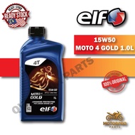 ELF 4T OIL MINYAK HITAM ELF ORIGINAL 4TMAX MOTO4GOLD MOTO4ROAD