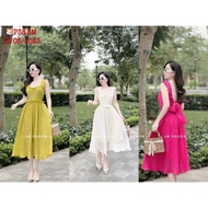 BEAUTIFUL SLIM BOW DRESS BG Lomon