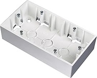 Simon 15 Db B 0 Electric Box Surface Double ABS Alum Simon15, Thermoplastic, White, 0