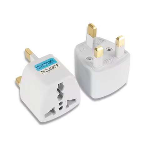 Universal UK Plug Adapter Euro European To British Singapore Malaysia Power Adapter AC Converter US 