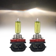 【DAISYG HOT】2pcs Yellow H11 H8 H9 Halogen Bulb High Beam Headlight Daytime Running Light