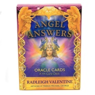 24 -Hour deliver angel answers tarot 44 oracle cards deck full English family friend Party Board UNEABX