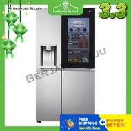 LG Nett 635L Side By Side Inverter Refrigerator GC-X257CSES (Noble Silver)