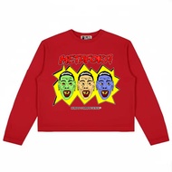 Nebula Tshirt Human Common Sense Longsleeve Cutting Boxy Red