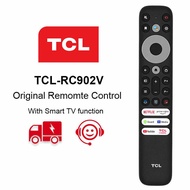 Genuine TCL RC902V1 RC902V FMR1 For TCL 8K QLED Voice TV Remote Control 65X925 55C728 65X925 75X925 50P725G 55C728 75C728  with Youtube For TCL LED 8K Smart TV 65X925 75X925 50P725