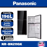 Panasonic 2-Door Top Freezer Fridge NR-BN211GK