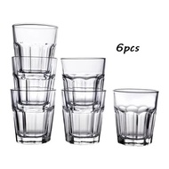 IKEA Pokal Stackable Clear Drinking Glass 270ml, Glass Cup / Gelas Kaca (6ps)