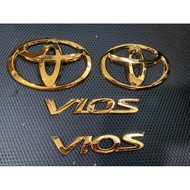 Toyota Gold emblem vios gold trd sportivo vios dugong vios keli vios ncp93 ncp150 ncp42
