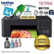 BROTHER DCP-T420W / DCP-T220 Refill Ink Tank System 3 in 1 Colour Printer (Print/Scan/Copy) - Comes with Brother Original Ultra High Yield Inks (4 bottles B/C/M/Y) DCPT420W DCP-T420 DCPT220 DCP T220