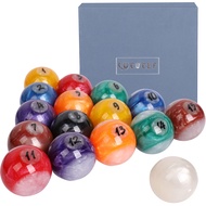 CUEELF Billiard Ball Set 2-1/4 Inch 16 Balls for Pool Tables Professional Pool Balls