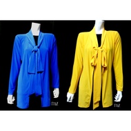 CARDIGAN ELICIA BLUE & YELLOW