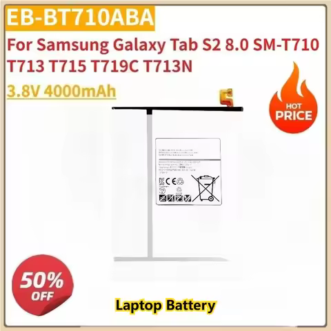 New EB-BT710ABA 3.8V 4000mAh Replacement Mobile Phone Battery for Samsung Galaxy Tab S2 8.0 SM-T710 
