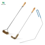 3 Pcs Fryer Cleaning Tools,Stainless Steel Deep Fryer Cleaning Tools,Basket Fryer Brush,Air Fryer Cl