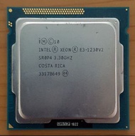 Intel Xeon E3-1230 V2 3.3G、1155、69W、拆機良品、無內顯、效能等同i7-3770、含風扇