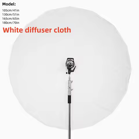 Para Umbrella Diffusion Fabric Cloth in for Studio Flash Photography 70”/65“/41”/51“in 105/130/165/1