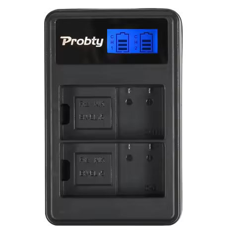 EN-EL15 EL15a EL15b EL15c LCD Dual Charger For Nikon Z6 Z7 D750 D850 D7000 D7100 D7200 D7500 D500 D6