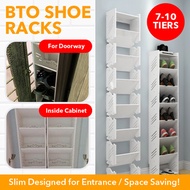 Shoe rack/Shoe cabinet/DIY shoe rack/Furniture/ White shoes rack/BTO shoe rack