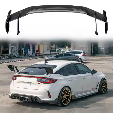 Dry Carbon Rear Spoiler For Honda Civic FL5 Type R Upgrade AD Style Rear Wing Body Kit