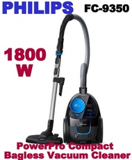 Philips FC9350 PowerPro Compact Bagless Vacuum Cleaner 1800W with 2 YEAR WARRANTY