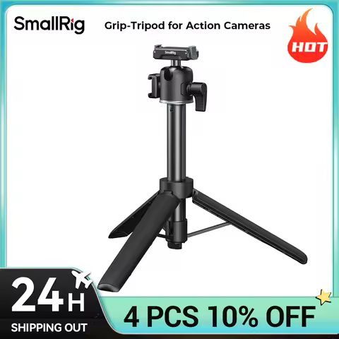 SmallRig Action 5 Pro Grip-Tripod Suit for DJI Osmo Action 5 Pro / 4 / 3 Action Cameras for GoPro He
