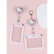 lanyard card holder lanyard card Easy Pull Buckle Women's Horizontal Doctor Nurse Retractable Card H