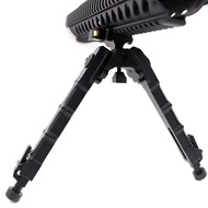 Bipod Retractable Black V9 Tripod with QD Picatiny Rail Mount Adapter Adjustable Length Aluminum Bip