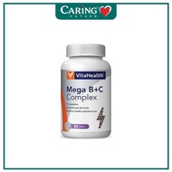 VitaHealth Vitamin B Complex, Mega B + C Complex