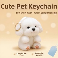 Bichon Dog Plush Charm