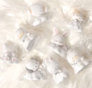 Sanrio 雲朵系列 睡眠 植絨 盲盒 全白毛茸 公仔 花丸鬼鬼 cherry chums  PC狗 棉花糖貓 AP鴨 wish me well 許願兔 小麥粉