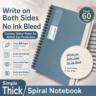 Simple Office Notebook/Coil Notebook A5/B5 Coil Notebook Set Leaf Spiral Notebook For Office & Schoo