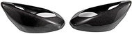 STRNG Compatible With Ducati Compatible With Panigale V4 Real Carbon Fiber Mirror Cover Protection 1 Pair Left&amp; Right Gloss Plain Weave 100% Carbon