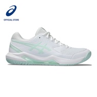 ASICS Women GEL-DEDICATE 8 Tennis Shoes in White/Pale Blue