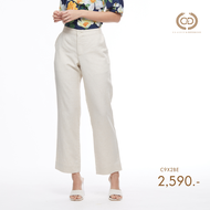 กางเกงขายาว กางเ﻿กงผู้หญิง C&D Linen Pants ทรง Basic Pants ขายาว ทรงกระบอก เนื้อผ้าลินินพรีเมี่ยม สี