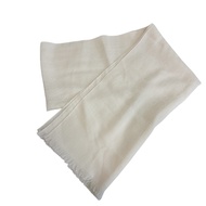 【二手】GUCCI GG 絲巾，品牌名稱，白色