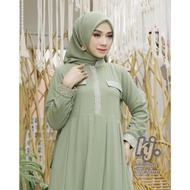 Gamis Pesta Khadijah Mode Talita set Hijab Gamis Murah Gamis Cantik